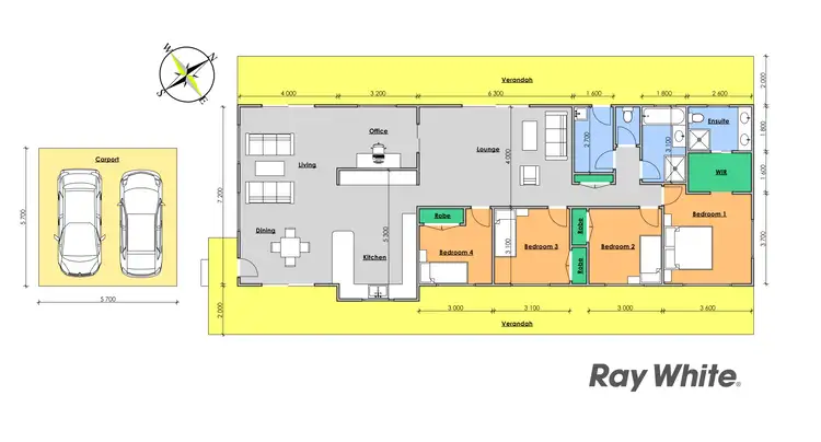 Floorplan of Homely house listing, 9 Webster Close, Tinonee NSW 2430