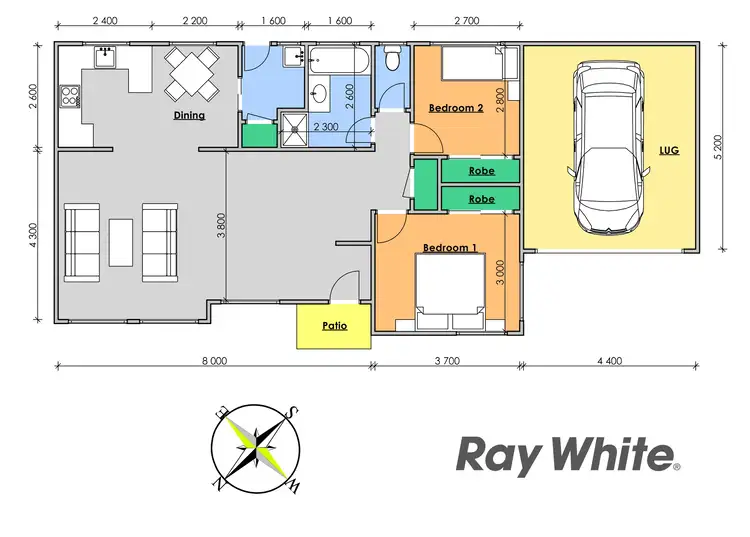 Floorplan of Homely unit listing, 3/16 Coolabah Drive, Taree NSW 2430