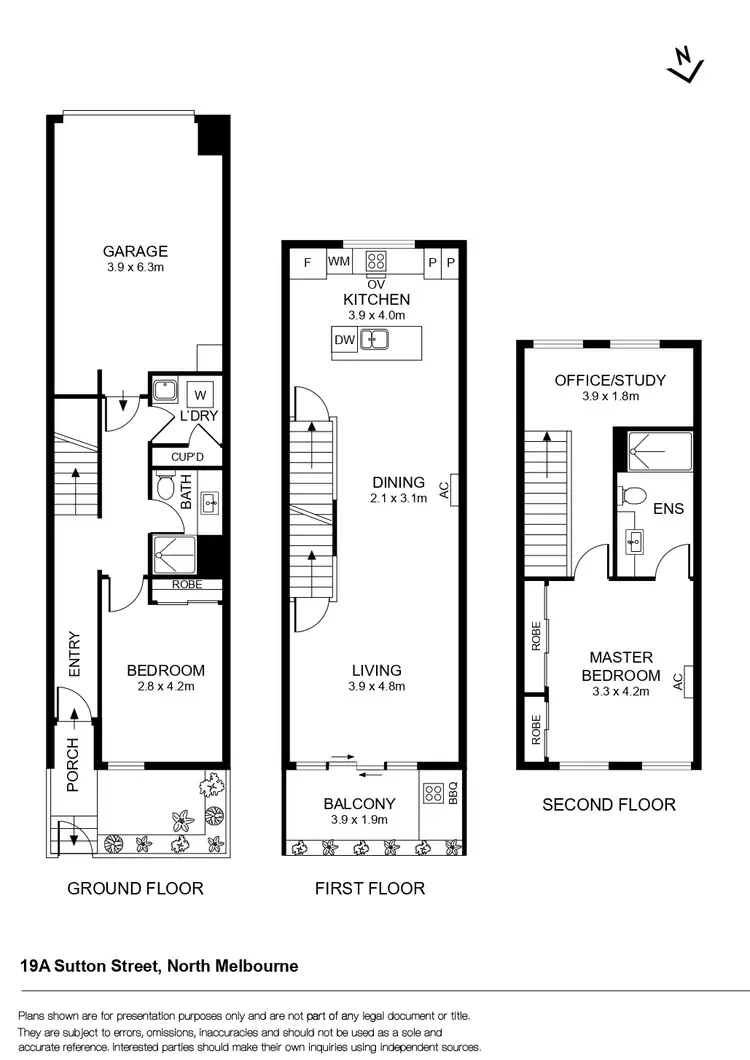 Floorplan of Homely house listing, 19A Sutton Street, North Melbourne VIC 3051