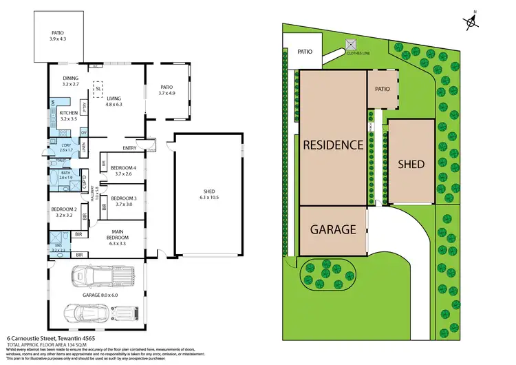 Floorplan of Homely house listing, 6 Carnoustie Street, Tewantin QLD 4565