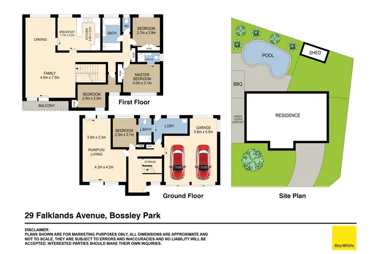 Floorplan of Homely house listing, 29 Falklands Avenue, Bossley Park NSW 2176