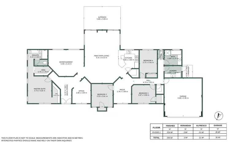 Floorplan of Homely rural property listing, 25 Tweed Chase (Crooked Brook), Dardanup WA 6236