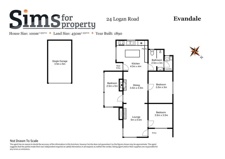 Floorplan of Homely house listing, 24 Logan Road, Evandale TAS 7212