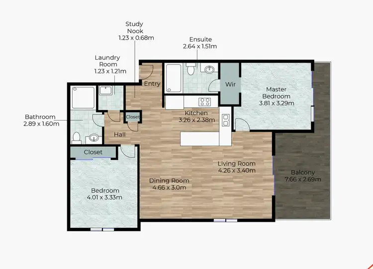 Floorplan of Homely unit listing, 18/17 Lumley Street, Upper Mount Gravatt QLD 4122
