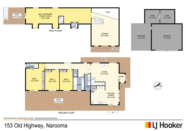 Floorplan of Homely house listing, 153 Old Highway, Narooma NSW 2546