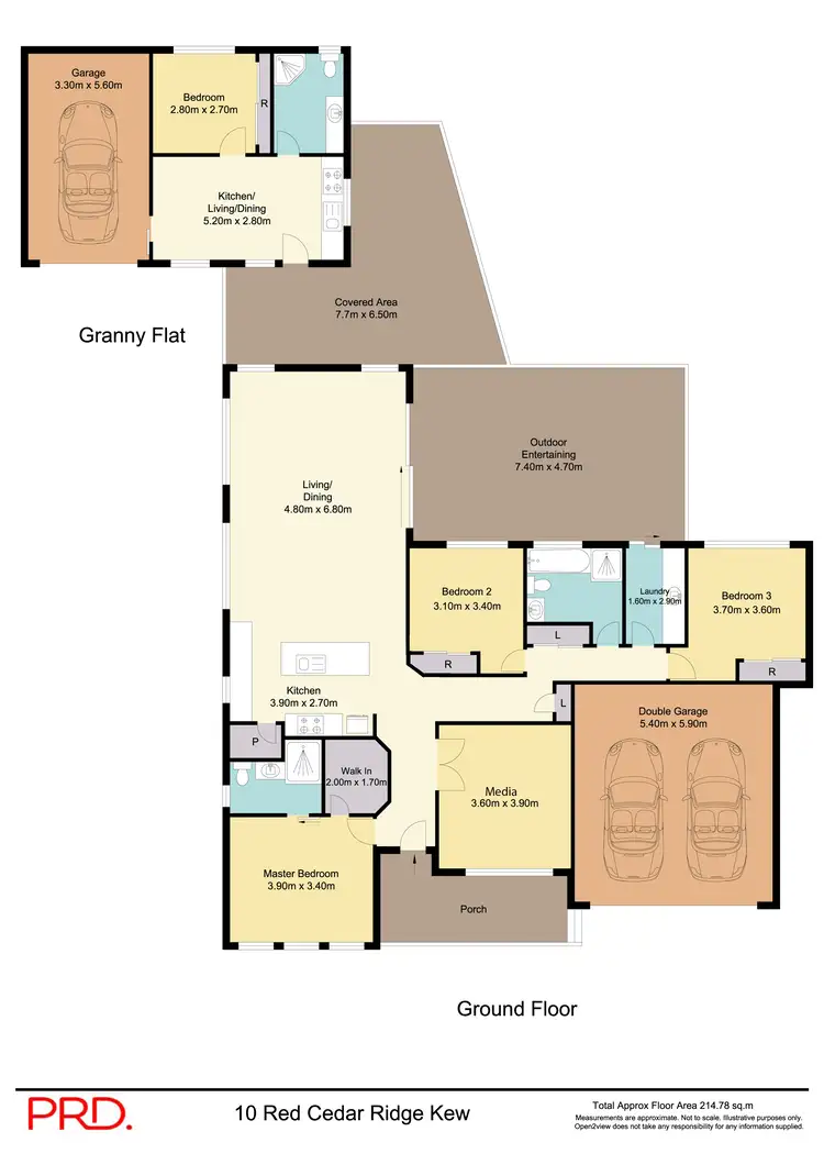 Floorplan of Homely house listing, 10 Red Cedar Ridge, Kew NSW 2439