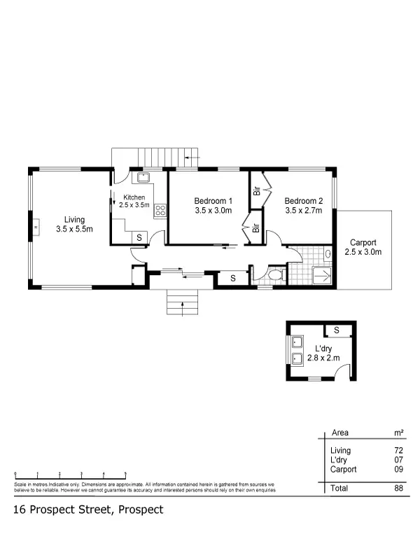 Floorplan of Homely house listing, 16 Prospect Street, Prospect TAS 7250