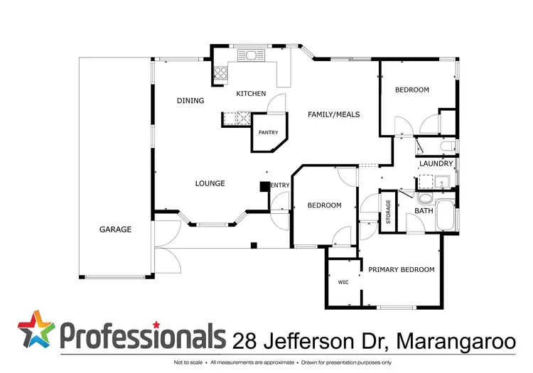 Floorplan of Homely house listing, 28 Jefferson Drive, Marangaroo WA 6064