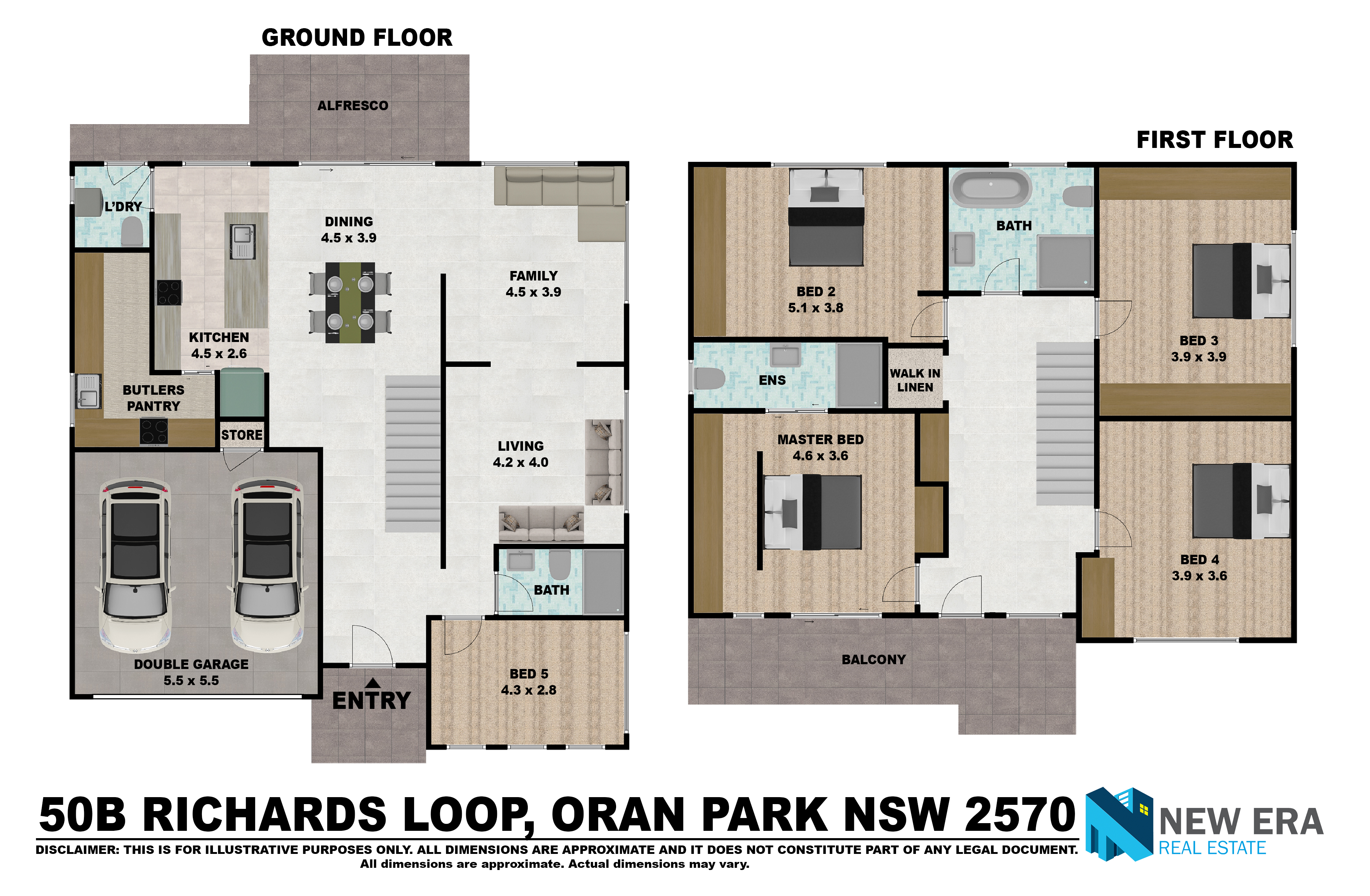 Floorplan of Homely house listing, 50A Richards Loop, Oran Park NSW 2570