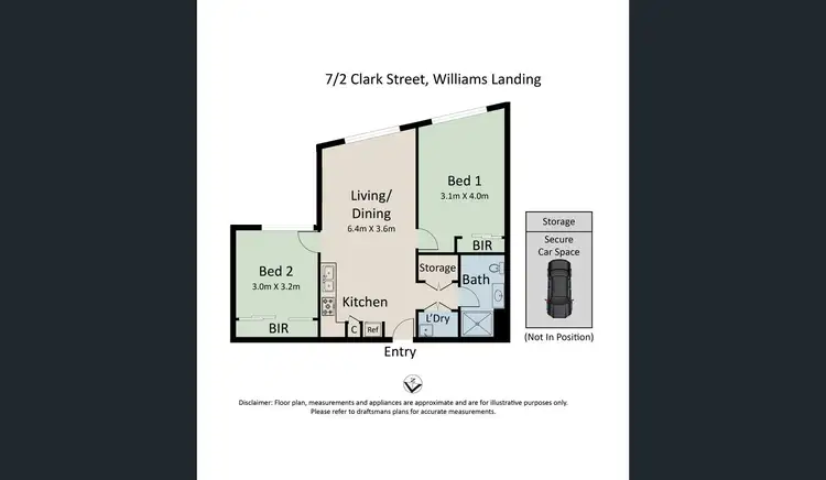 Floorplan of Homely unit listing, 7/2 Clark street, Williams Landing VIC 3027