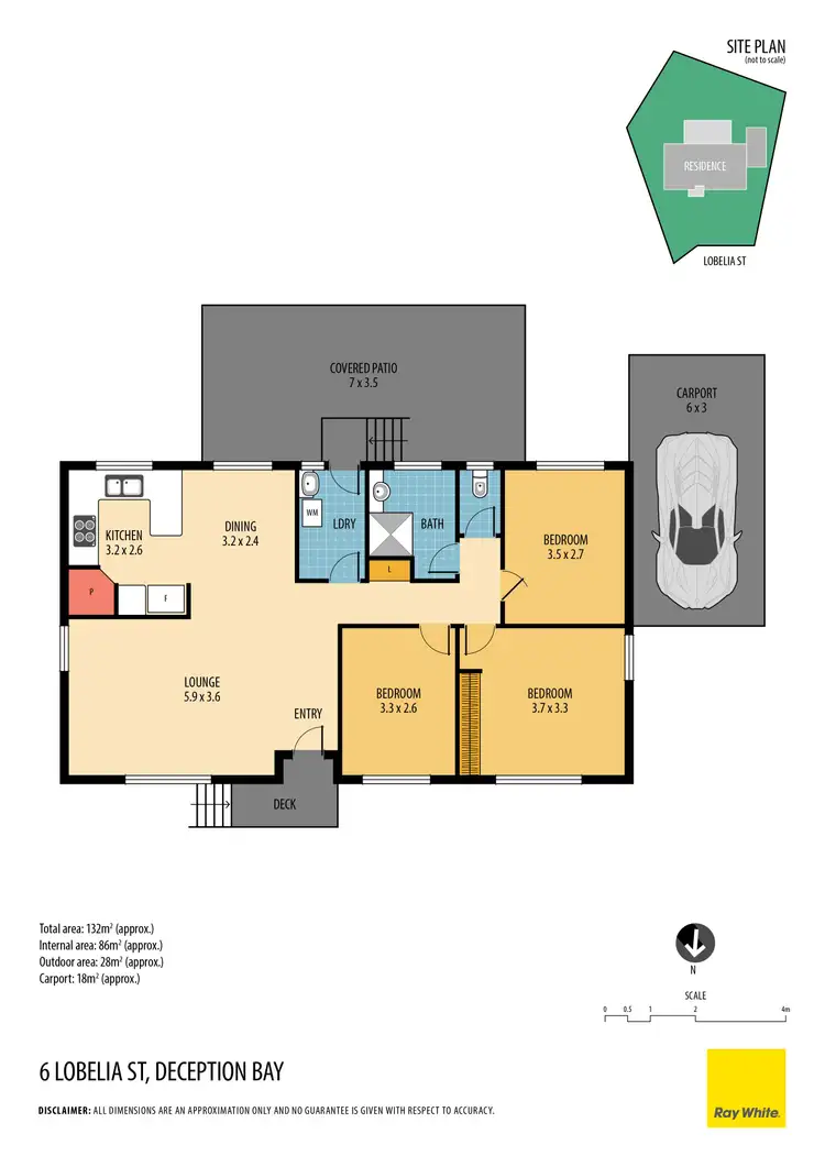 Floorplan of Homely house listing, 6 Lobelia Street, Deception Bay QLD 4508
