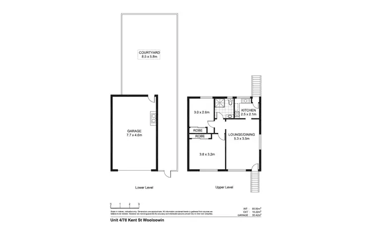 Floorplan of Homely unit listing, 4/78 Kent Road, Wooloowin QLD 4030