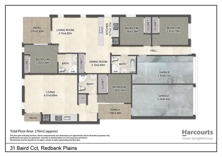 Floorplan of Homely house listing, 31 Baird Circuit, Redbank Plains QLD 4301