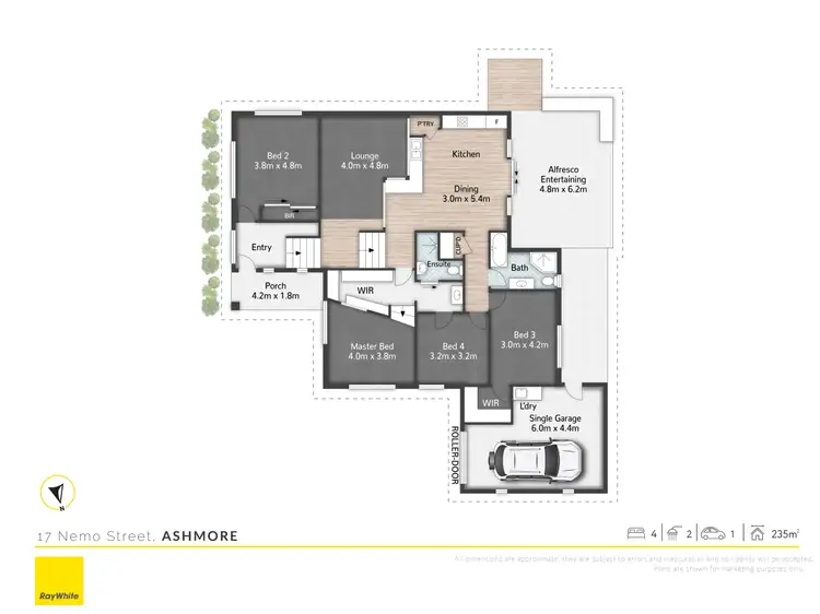 Floorplan of Homely house listing, 17 Nemo Street, Ashmore QLD 4214