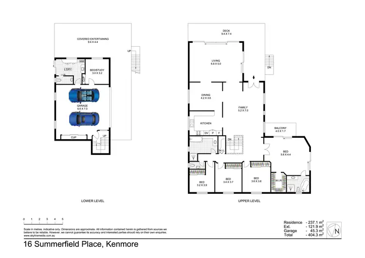 Floorplan of Homely house listing, 16 Summerfield Place, Kenmore QLD 4069