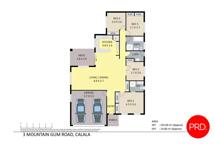 Floorplan of Homely house listing, 3 Mountain Gum Road, Tamworth NSW 2340
