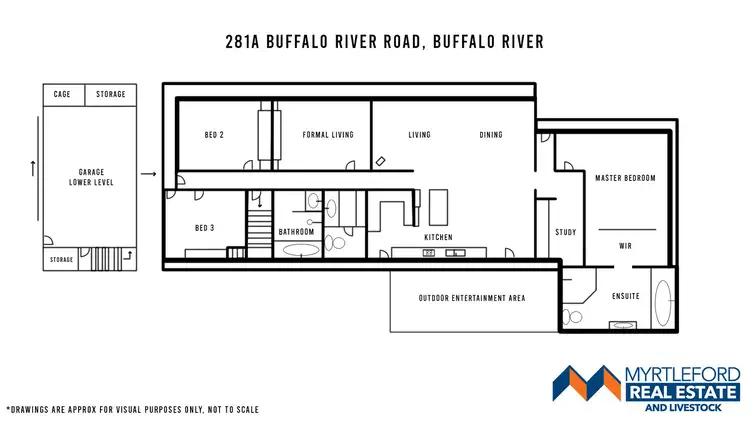 Floorplan of Homely house listing, 281A Buffalo River Road, Buffalo River VIC 3737