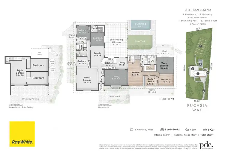 Floorplan of Homely house listing, 6 Fuchsia Way, Gaven QLD 4211