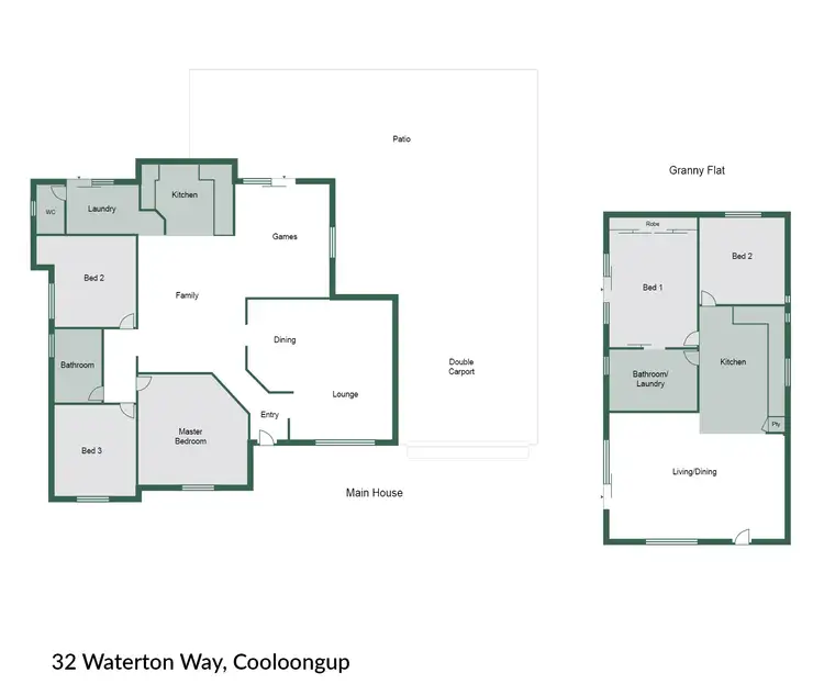 Floorplan of Homely house listing, 32 Waterton Way, Cooloongup WA 6168