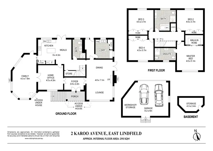 Floorplan of Homely house listing, 2 Karoo Avenue, East Lindfield NSW 2070