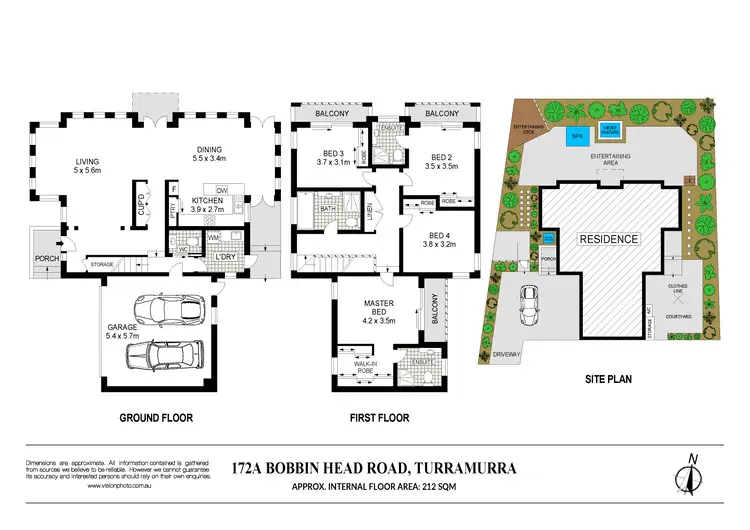 Floorplan of Homely house listing, 172A Bobbin Head Road, Turramurra NSW 2074