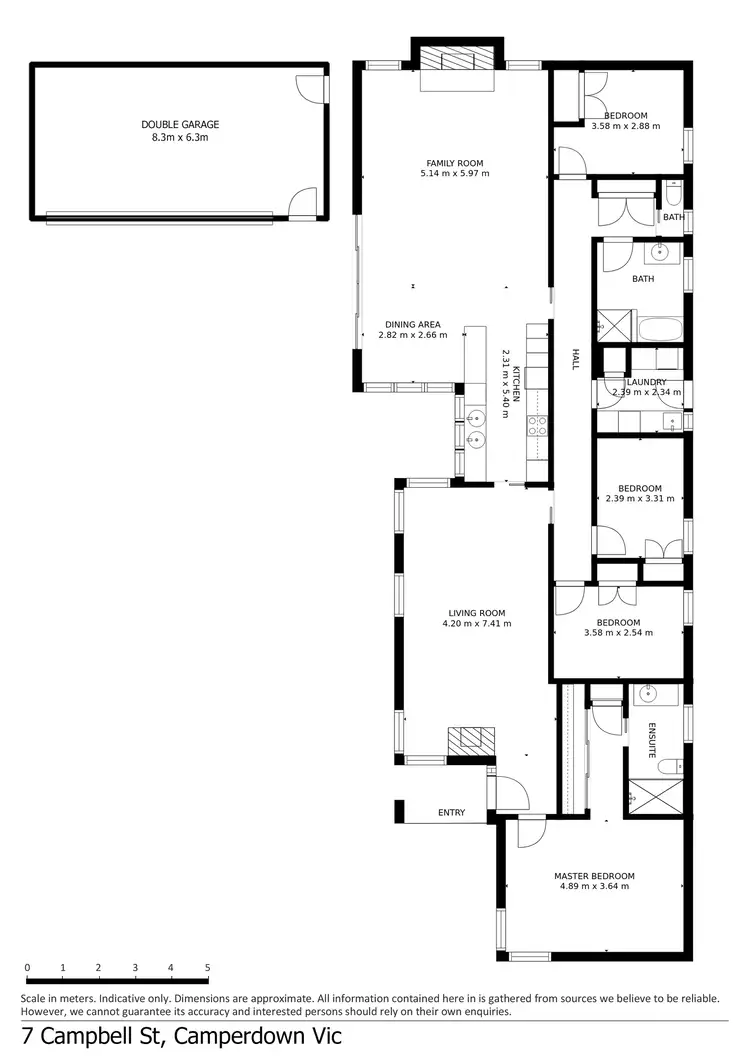 Floorplan of Homely house listing, 7 Campbell Street, Camperdown VIC 3260