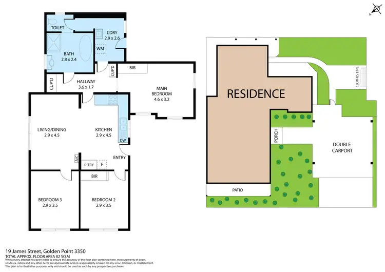 Floorplan of Homely house listing, 19 James Street, Golden Point VIC 3350