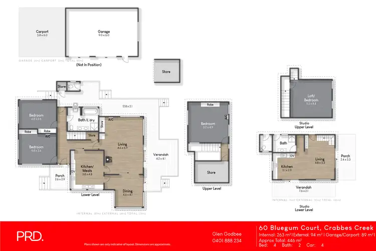 Floorplan of Homely rural property listing, 60 Bluegum Court, Crabbes Creek NSW 2483