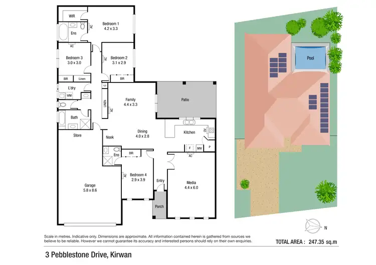 Floorplan of Homely house listing, 3 Pebblestone Drive, Kirwan QLD 4817