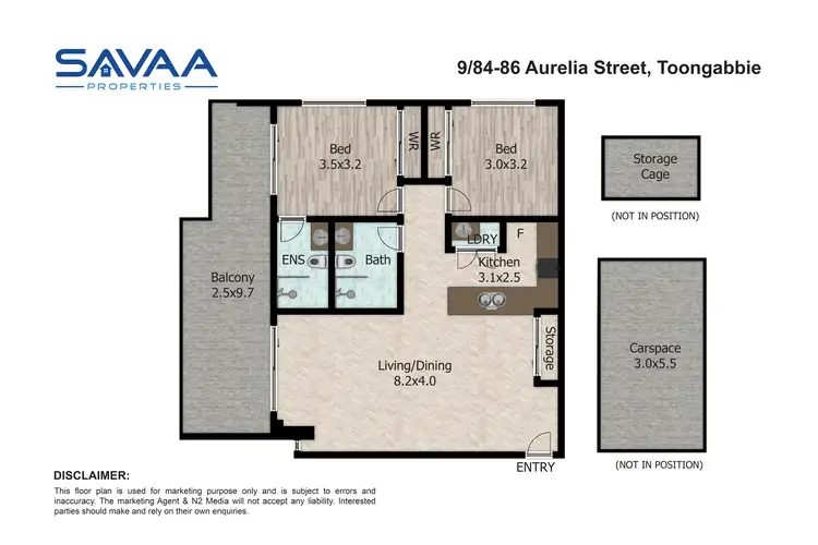 Floorplan of Homely apartment listing, 9/84-86 Aurelia Street, Toongabbie NSW 2146
