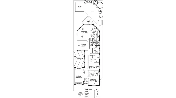 Floorplan of Homely house listing, 13 Fort Avenue, Kensington Gardens SA 5068