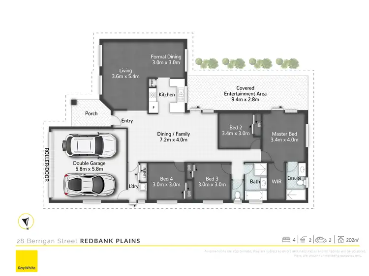 Floorplan of Homely house listing, 28 Berrigan Street, Redbank Plains QLD 4301