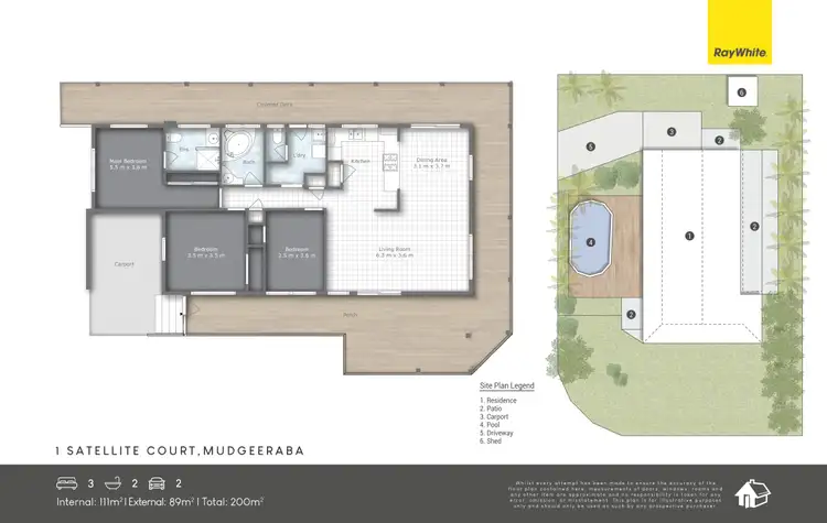 Floorplan of Homely house listing, 1 Satellite Court, Mudgeeraba QLD 4213