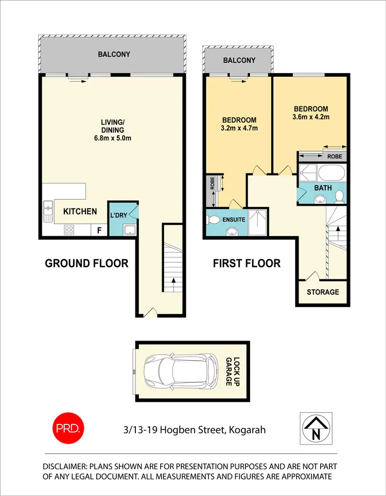 Floorplan of Homely apartment listing, 3/13 Hogben Street, Kogarah NSW 2217