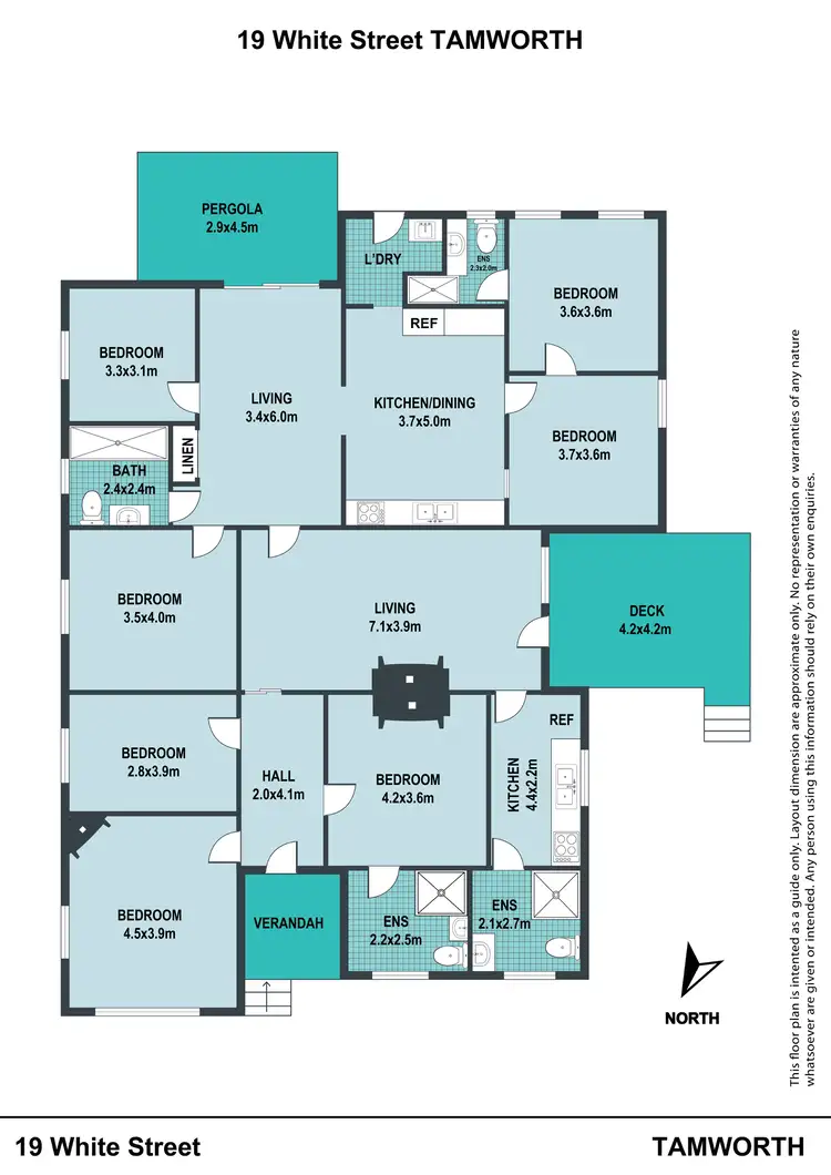 Floorplan of Homely house listing, 19 White Street, Tamworth NSW 2340