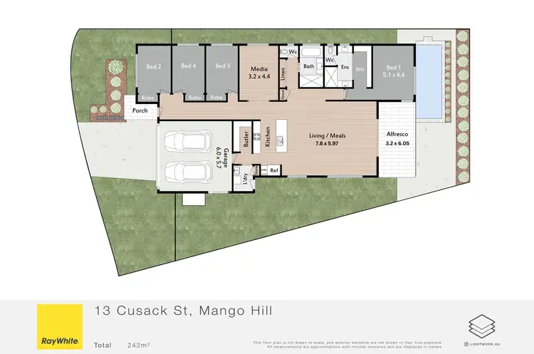Floorplan of Homely house listing, 13 Cusack Street, Mango Hill QLD 4509
