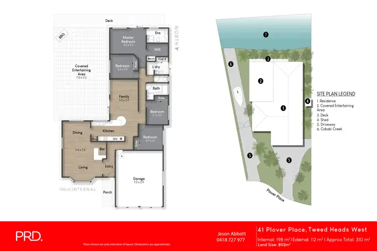 Floorplan of Homely house listing, 41 Plover Place, Tweed Heads West NSW 2485