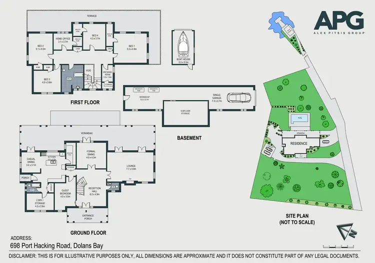 Floorplan of Homely other listing, 698 Port Hacking Road, Dolans Bay NSW 2229