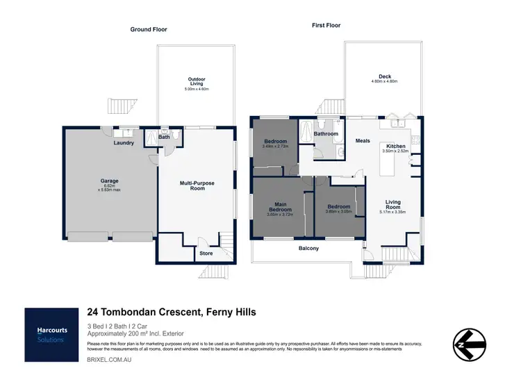 Floorplan of Homely house listing, 24 Tombondan Crescent, Ferny Hills QLD 4055