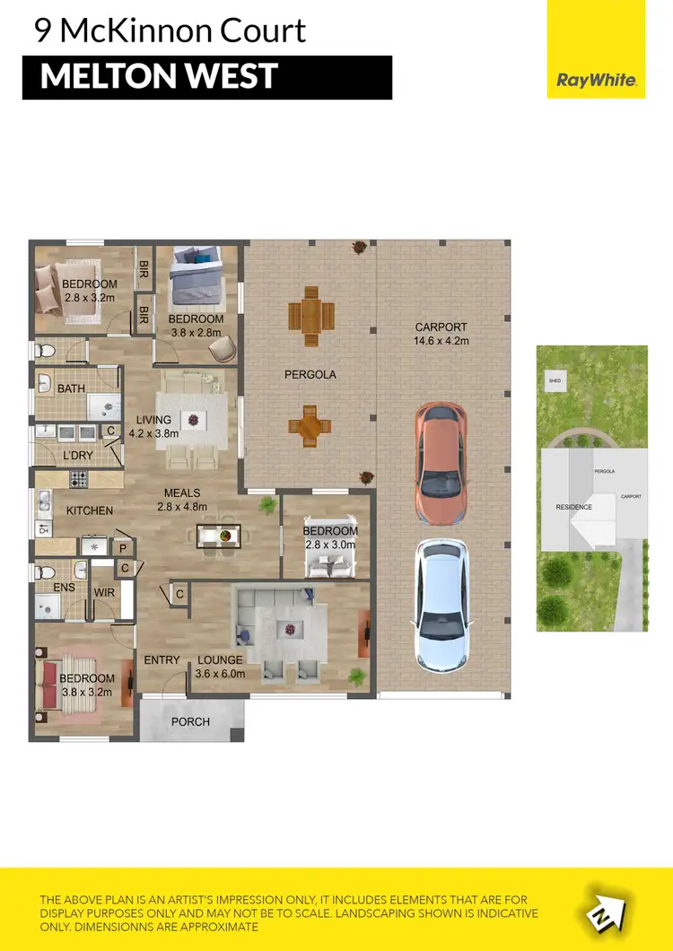 Floorplan of Homely house listing, 9 McKinnon Crt, Melton West VIC 3337