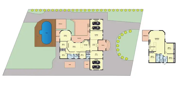 Floorplan of Homely house listing, 22 Palamino Valley Court, Greenvale VIC 3059