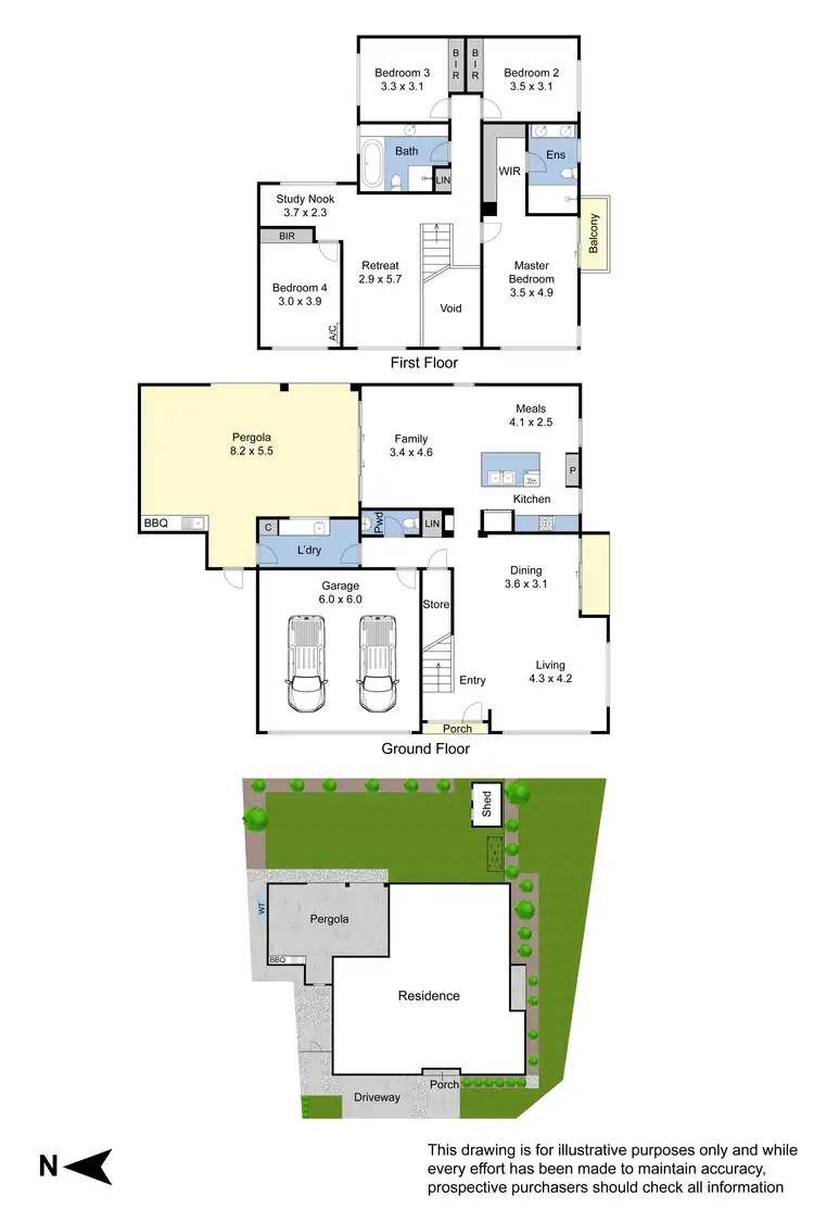 Floorplan of Homely house listing, 55 Stadium Circuit, Mulgrave VIC 3170
