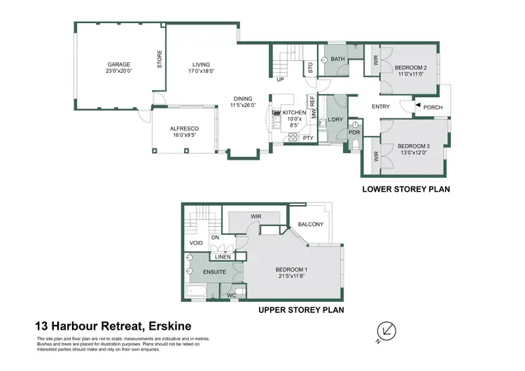 Floorplan of Homely house listing, 13 Harbour Retreat, Erskine WA 6210