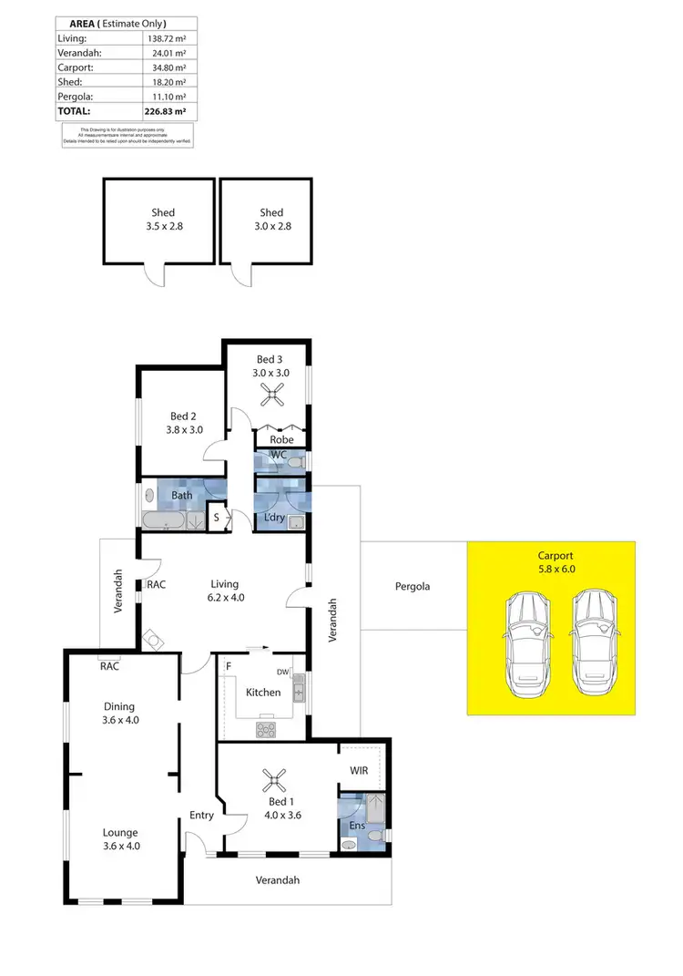 Floorplan of Homely house listing, 10 Brook Place, Normanville SA 5204