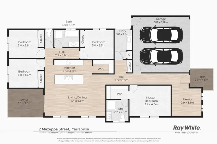 Floorplan of Homely house listing, 2 Mazeppa Street, Yarrabilba QLD 4207
