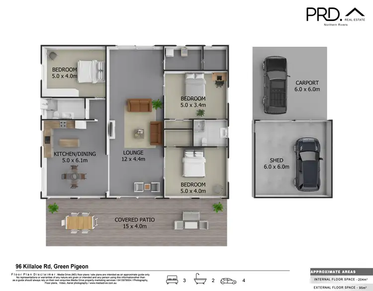 Floorplan of Homely house listing, 96 Killaloe Road, Kyogle NSW 2474