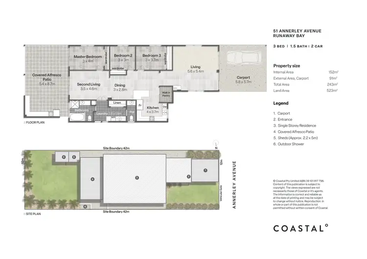 Floorplan of Homely house listing, 51 Annerley Avenue, Runaway Bay QLD 4216