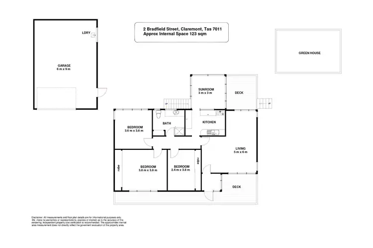 Floorplan of Homely house listing, 2 Bradfield Street, Claremont TAS 7011