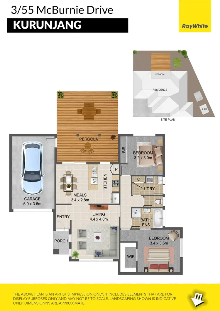 Floorplan of Homely unit listing, 3/55 Mcburnie Drive, Kurunjang VIC 3337