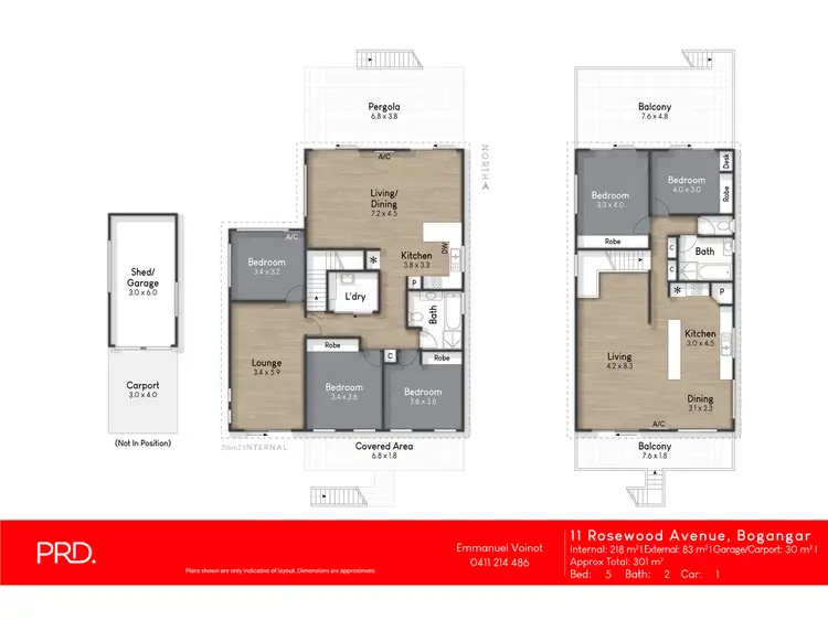 Floorplan of Homely house listing, 11 Rosewood Avenue, Bogangar NSW 2488